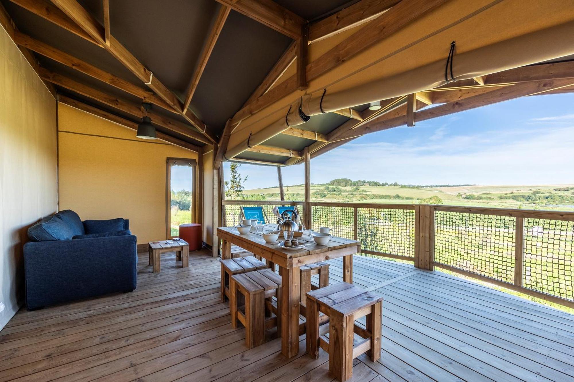 Camping Domaine Saane Et Mer Quiberville Kültér fotó