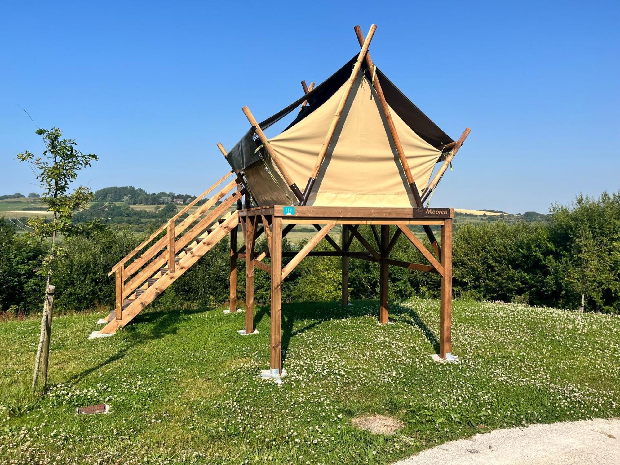 Camping Domaine Saane Et Mer Quiberville Kültér fotó